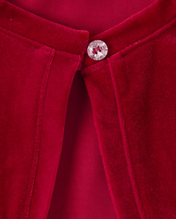 Bolero de terciopelo para niñas