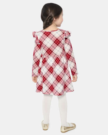 Baby And Toddler Girls Plaid Everyday Dress