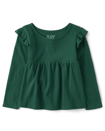 Baby And Toddler Girls Flutter Empire Babydoll Top