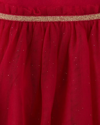 Baby And Toddler Girls Heart Mesh Tutu Dress