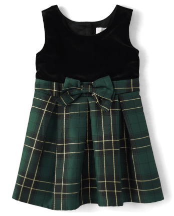 Children's place candy cane dress sales