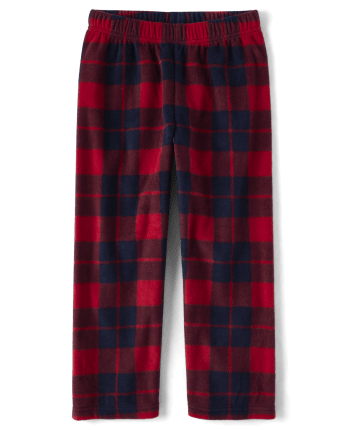 Boys Plaid Fleece Pajama Pants | The Children's Place - TIDAL