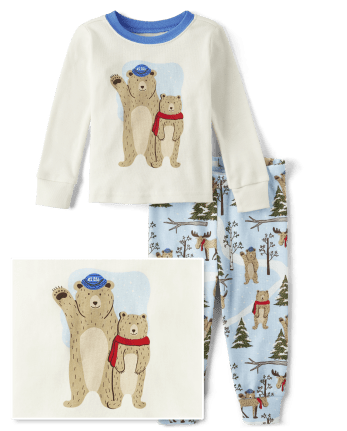 Unisex Baby And Toddler Bear Snug Fit Cotton Pajamas