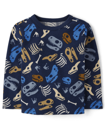 Camiseta térmica Dino para bebés y niños pequeños