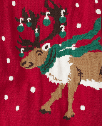 Baby And Toddler Boys Intarsia Reindeer Sweater
