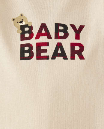 Baby Boys Bear Bodysuit 4-Pack