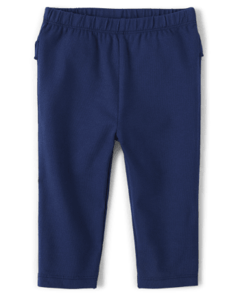 Lot de 2 leggings à volants et fleurs pour bébé fille