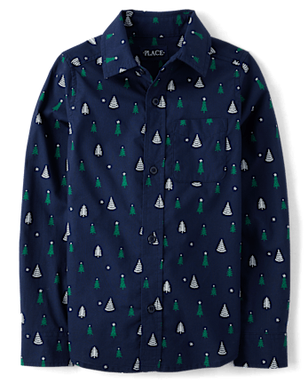Boys christmas dress shirt outlet