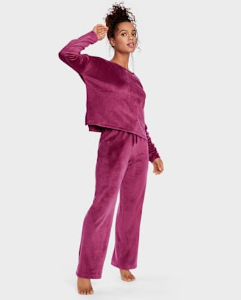 Pijamas de terciopelo para mujer
