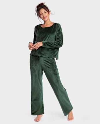 Pijamas de terciopelo para mujer