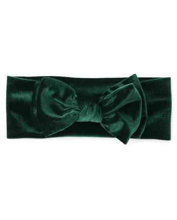 Diadema con lazo de terciopelo para bebé niña