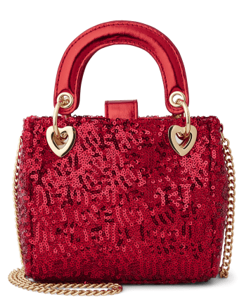 Girls Sequin Heart Bag | The Children's Place - CLASSICRED