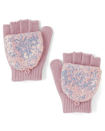 Shimmer Sequin Knitted Mittens Shimmer Sequin Knitted Mittens
