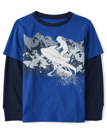 Boys Graphic 2 In 1 Top