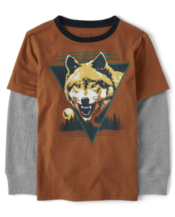 Boys Graphic 2 In 1 Top