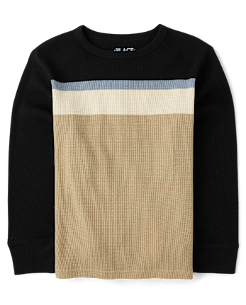 Boys Colorblock Thermal Top
