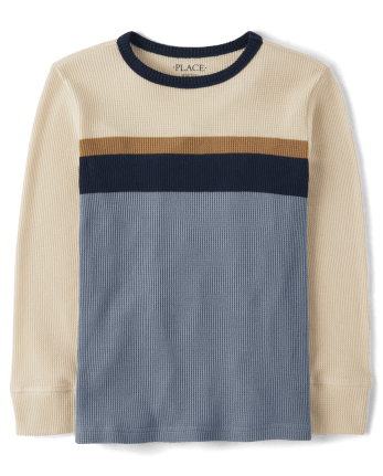 Boys Colorblock Thermal Top