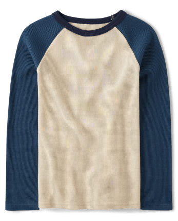 Top térmico con bloques de color para niños