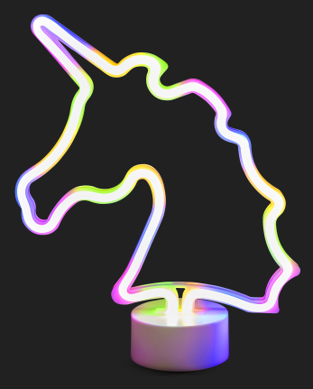 Luz LED Unicornio para niñas