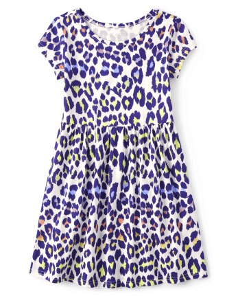 Vestido diario estampado para niñas