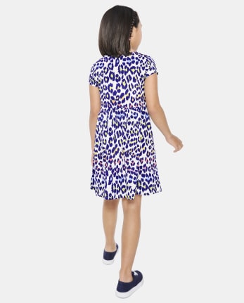 Vestido diario estampado para niñas