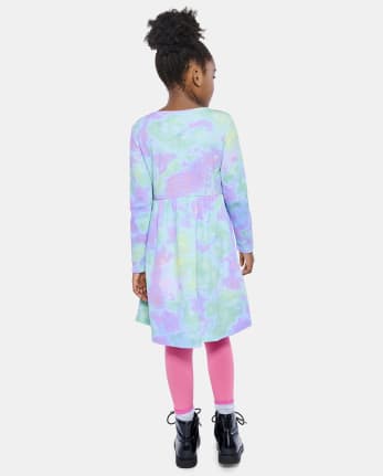 Girls Print Thermal Everyday Dress