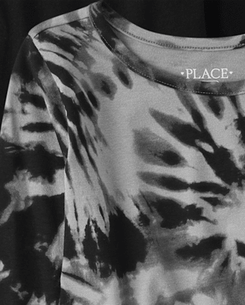 Lot de 2 hauts haut-bas tie-dye pour fille