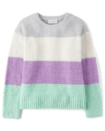 Girls Colorblock Sweater