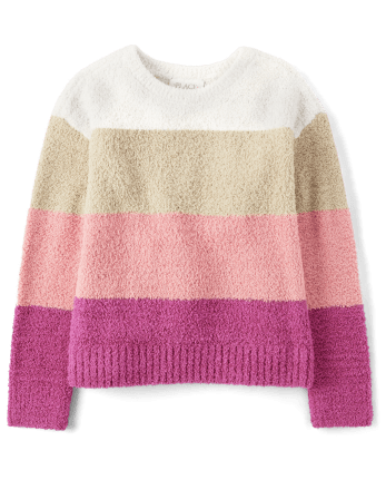 Girls Colorblock Sweater