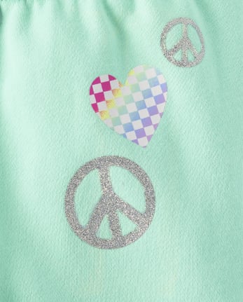 Girls Graphic Fleece Jogger Pants