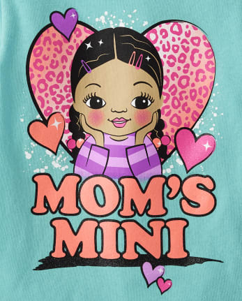 Baby And Toddler Girls Mom's Mini Graphic Tee