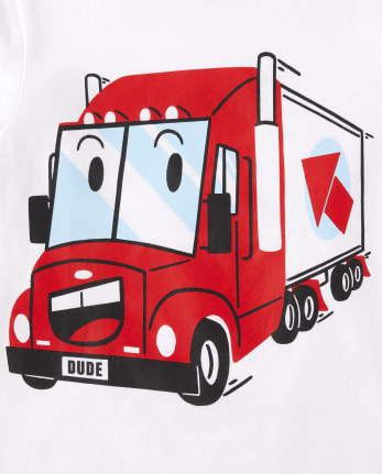 Baby And Toddler Boys Truck Graphic Tee