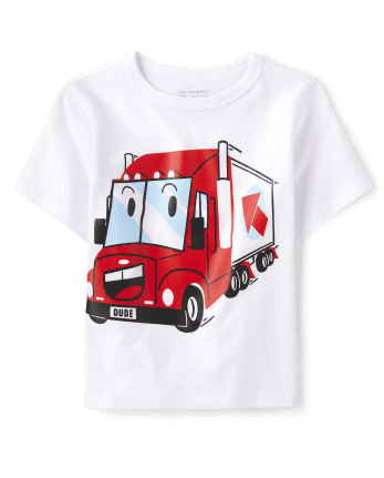 Baby And Toddler Boys Truck Graphic Tee