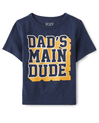 Baby And Toddler Boys Dad's Dude Graphic Tee