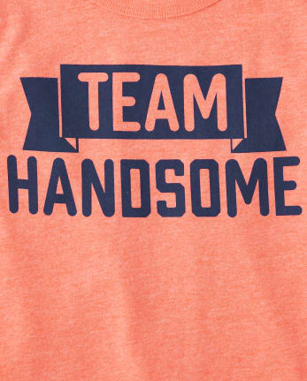 Baby And Toddler Boys Team Handsome Graphic Tee