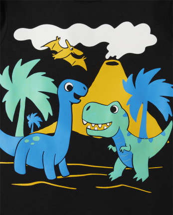 Baby And Toddler Boys Dino Island Graphic Tee