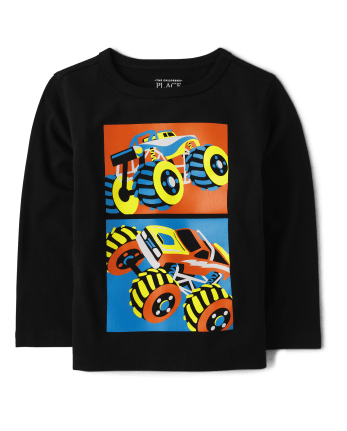 Baby And Toddler Boys Monster Truck Graphic Tee