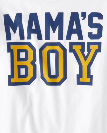 Camiseta con gráfico Mama's Boy para niños