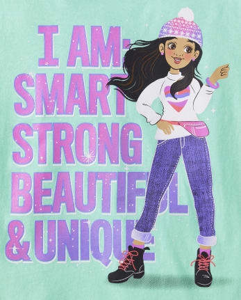 Girls Strong Graphic Tee