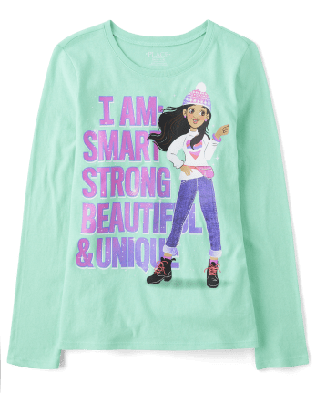 Girls Strong Graphic Tee