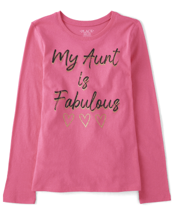 Girls Aunt Graphic Tee