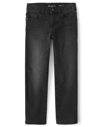 Boys Basic Stretch Relaxed Jeans | The Children's Place - LAWRENCE WASH