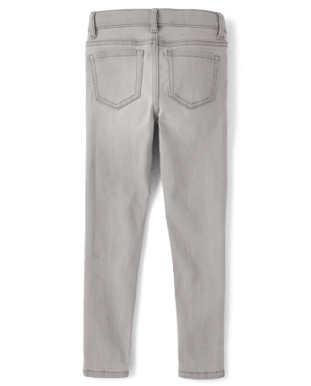 Girls Basic Super Skinny Jeans | The Children's Place - PEBBLE WASH