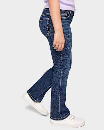 Jeans bootcut básicos para niñas