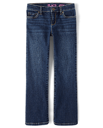 Jeans bootcut básicos para niñas
