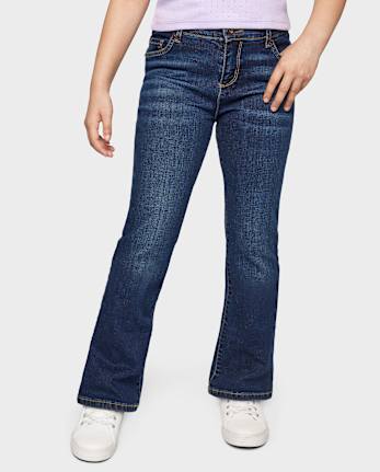 Jeans bootcut básicos para niñas