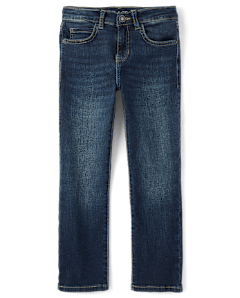 Jean droit stretch basique pour garçon