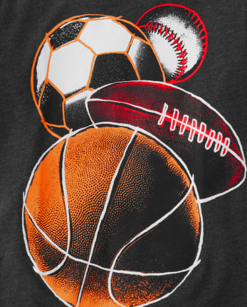 T-shirt graphique de sport pour garçons