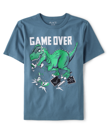 Camiseta con gráfico Game Over Dino para niños