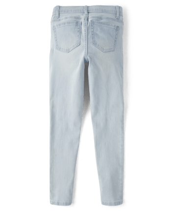 Jeans súper ajustados básicos para niña